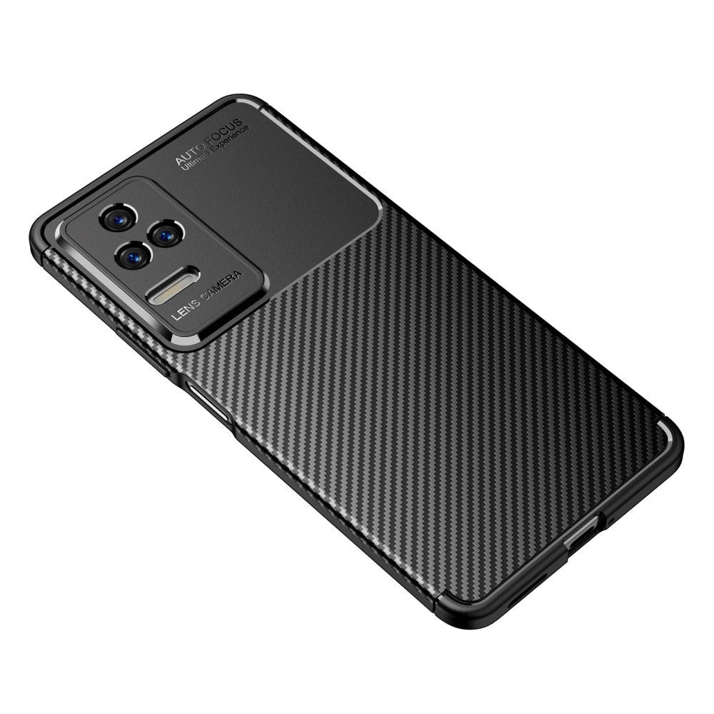 Xiaomi Poco F4 Brushed Carbon Skal - Svart