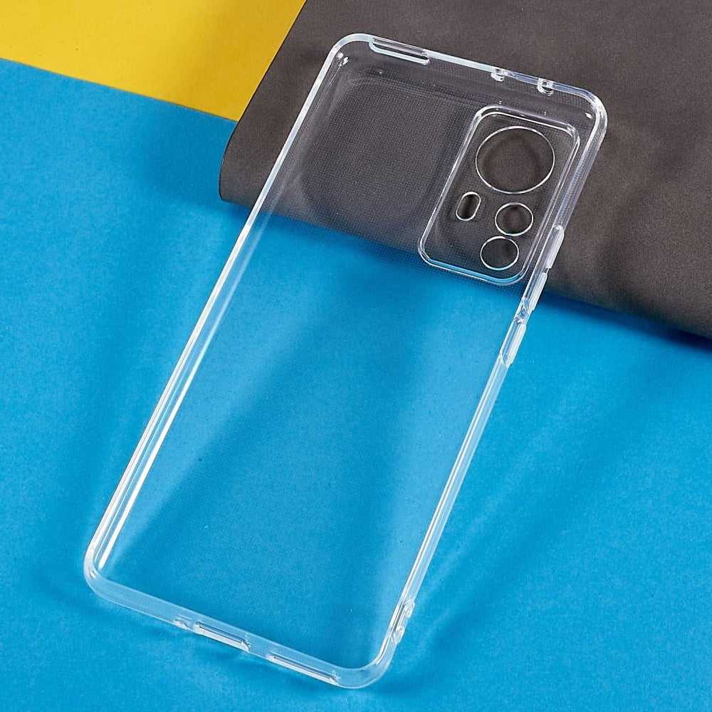 EIDERWOOD Xiaomi 12 Pro Flexibelt Plast Bakside Skal - Genomskinlig