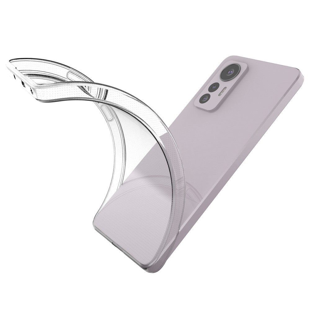 Xiaomi 12 Lite Flexibelt Plast Skal - Transparent