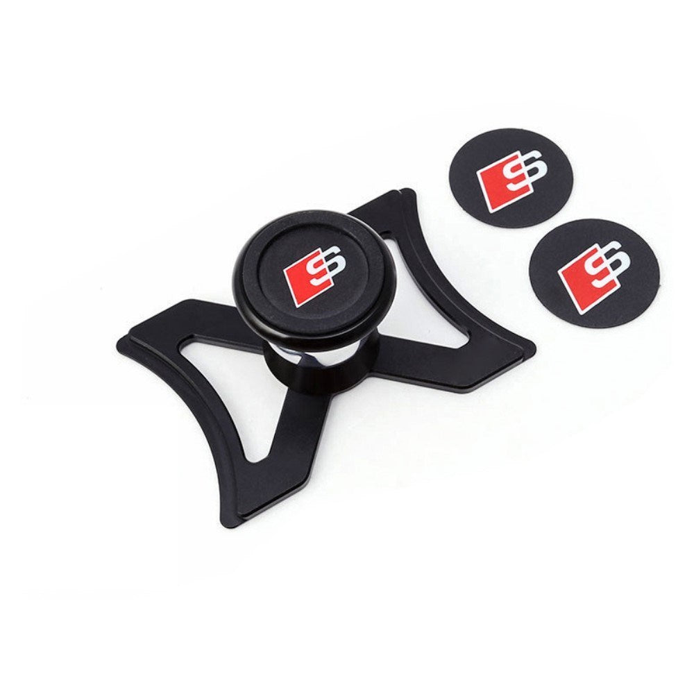 Roterande Magnetisk Mobilhållare för Audi A3 / S3 (2014 - 2019) - Svart