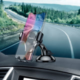 Baseus Suction Cup Gravity Car Mount - Telefonhållare för Bil - Max Mobil: 63 x 88mm - Svart