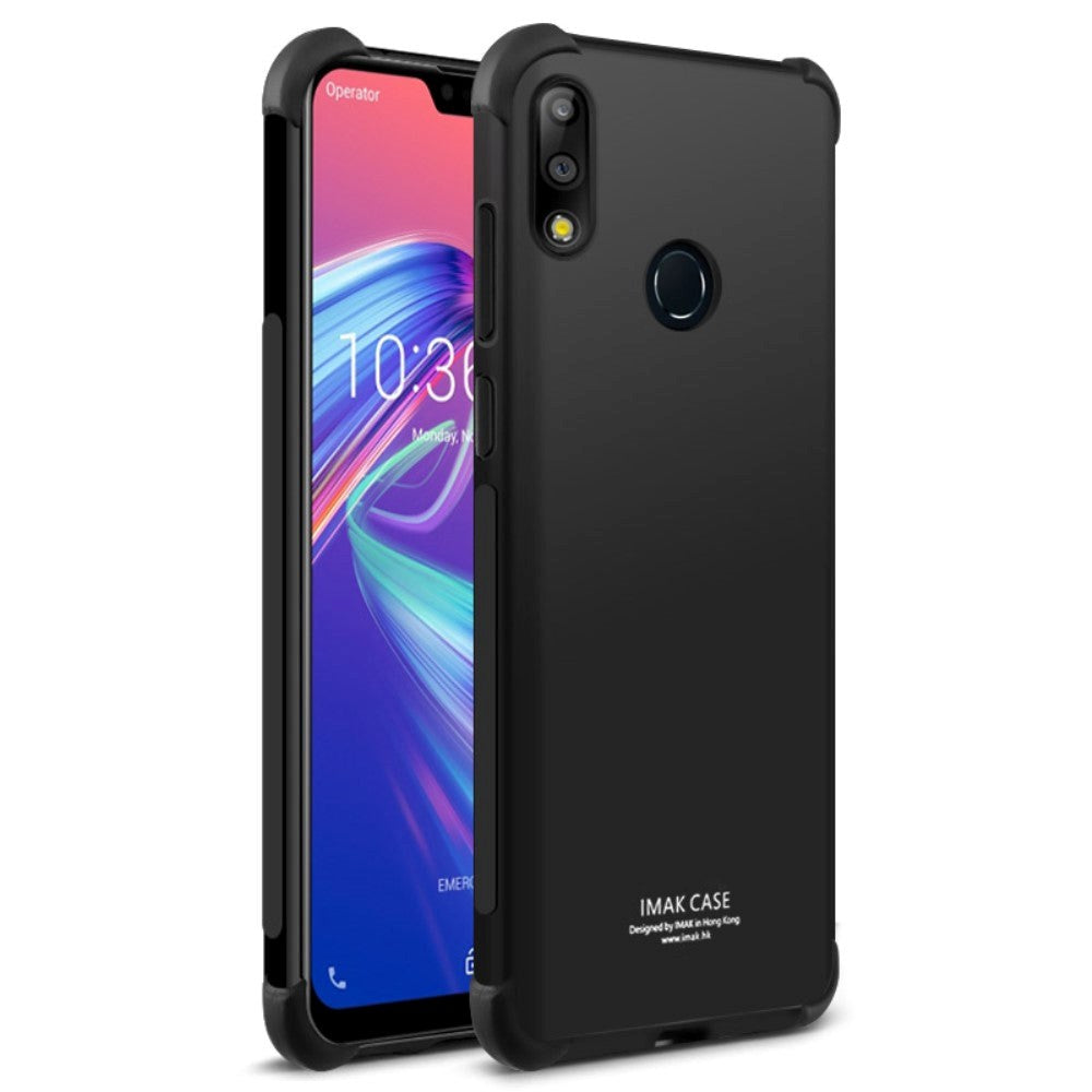 Asus Zenfone Max Pro (M2) ZB631KL IMAK Skal Plast med Skärmskydd - Svart