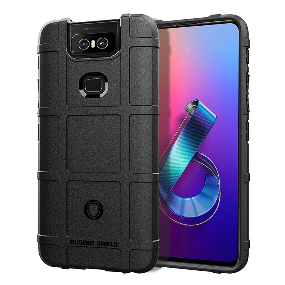 Asus ZenFone 6 (ZS630KL) Rugged Shield Series Tåligt Skal - Svart