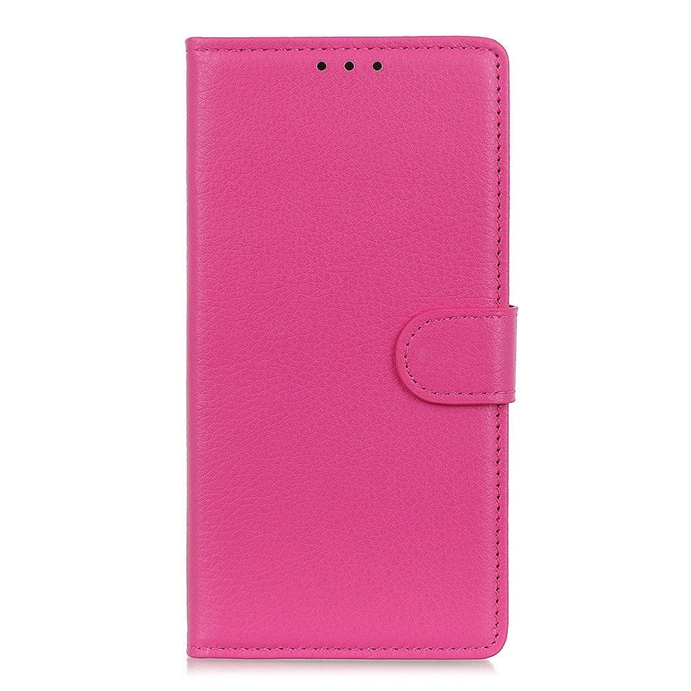 Asus Rog Phone 3 (ZS661KS) Litchi läderplånbok Case Pink