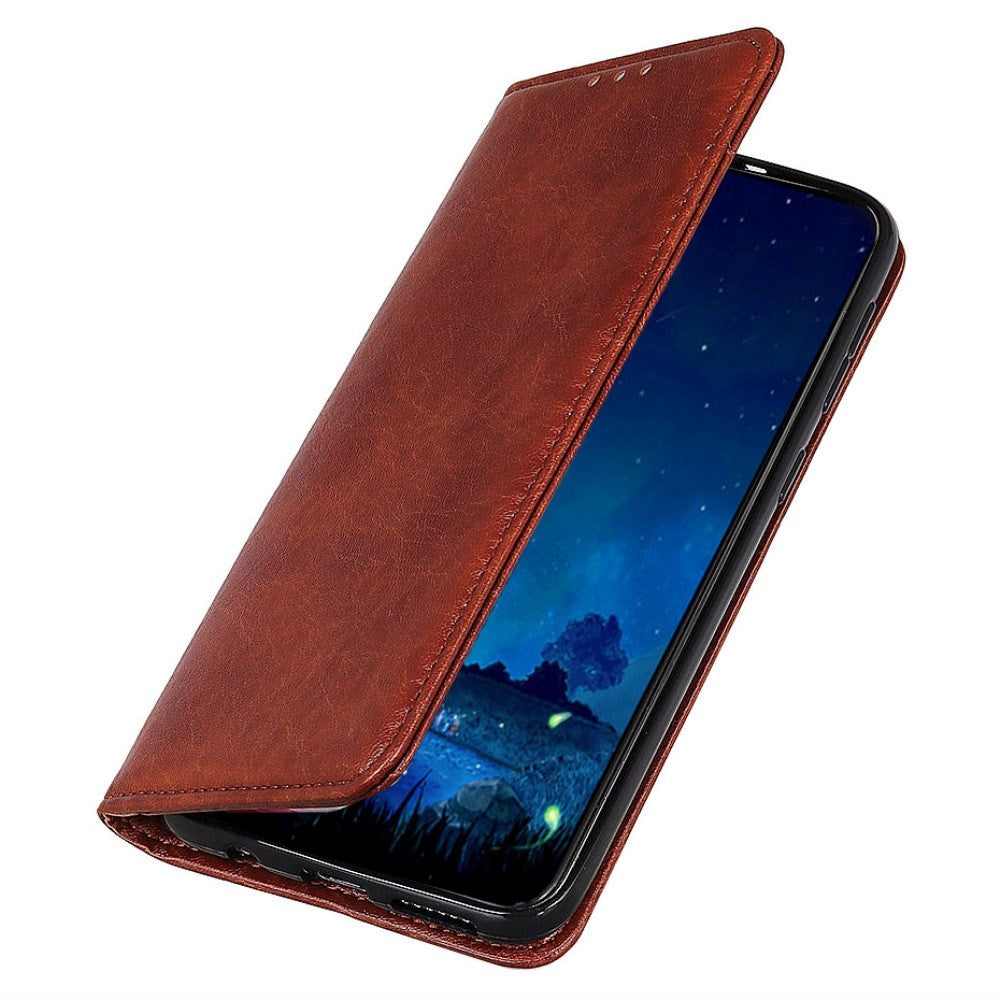 Asus Rog Phone 5 läderplånbokväska - Brown