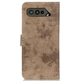 Asus Rog Phone 5 Vintage Leather Wallet Case - Brown