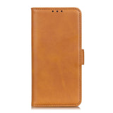 Asus ZenFone 8 Flip Simple Wallet Case - Ljusbrunt