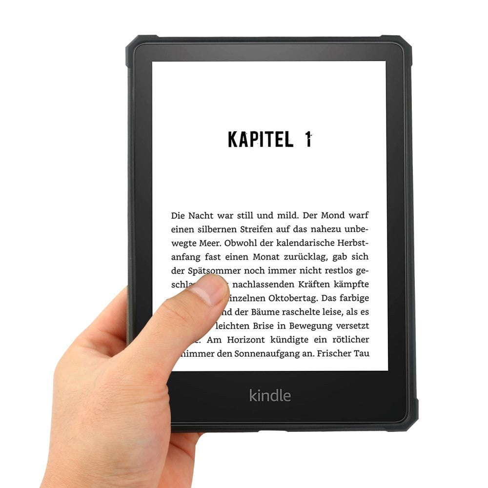 Amazon Kindle Paperwhite 5 11th Generation (2021) Fodral i Konstläder  m. Väckningsfunktion - Grön