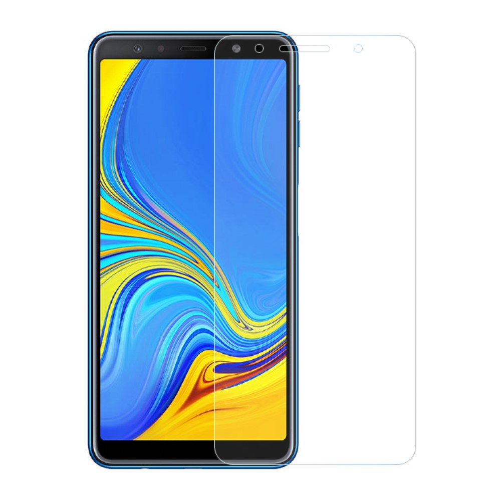 Samsung Galaxy A70 Skärmskydd Härdat Glas - Skalvänligt - Transparent