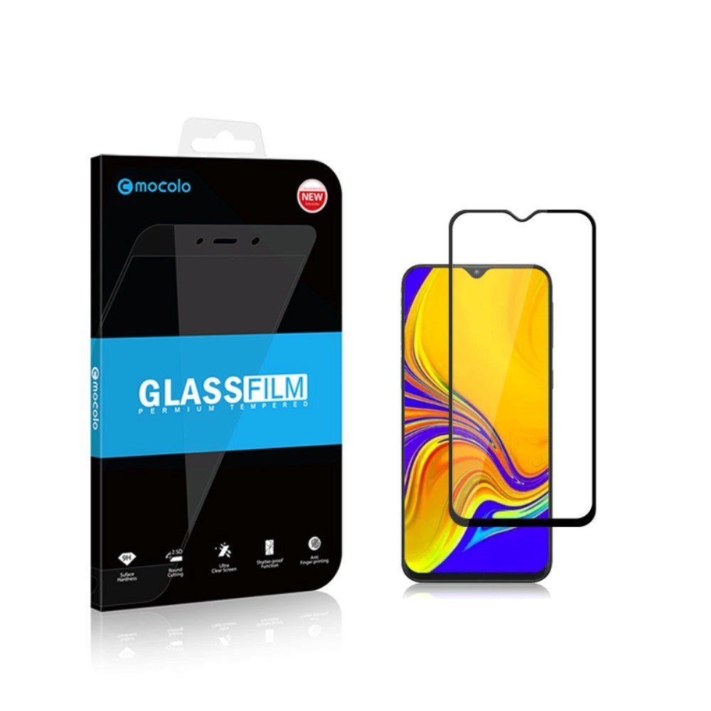 Samsung Galaxy A30 / A30S / A50 MOCOLO Skärmskydd Härdat Glas - Svart Ram