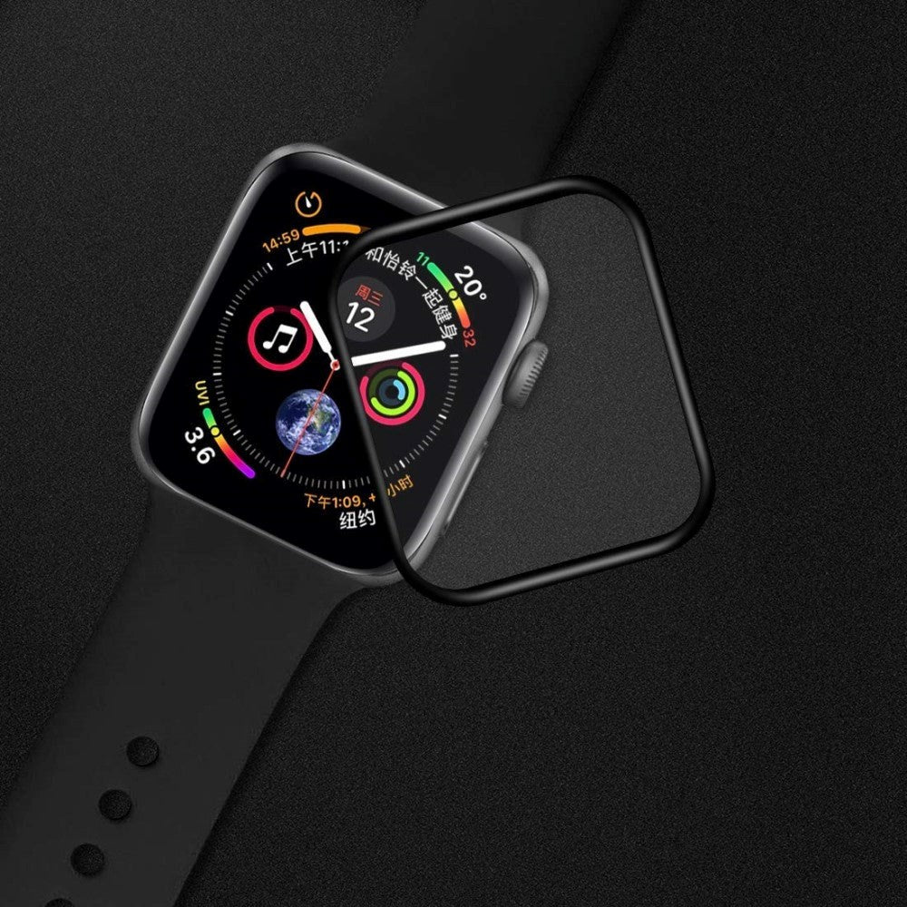 Apple Watch Series SE/6/5/4 (44mm) Skärmskydd Full-Fit - Svart