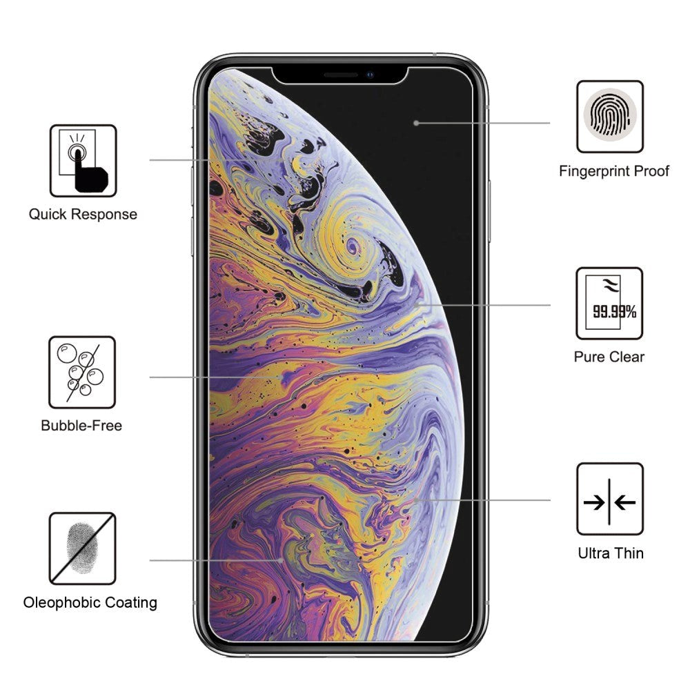 iPhone 11 / XR Skärmskydd Härdat Glas - Skalvänligt - Transparent