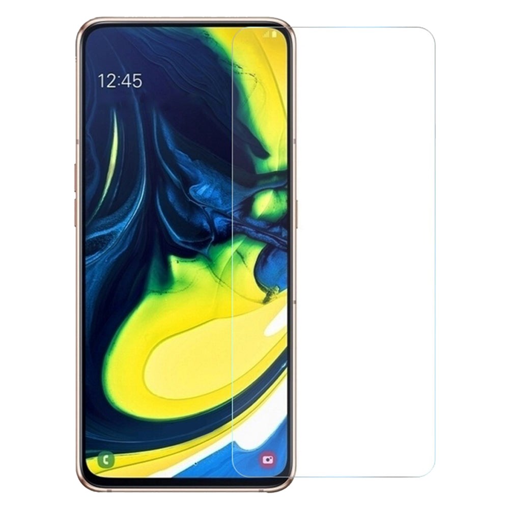 Samsung Galaxy A80 Arc Edge Skärmskydd Härdat Glas - Transparent