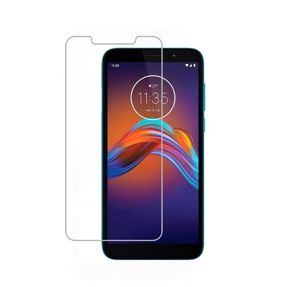 Motorola Moto E6 Spela bågkant Skärmskydd Härdat Glas 0,3mm