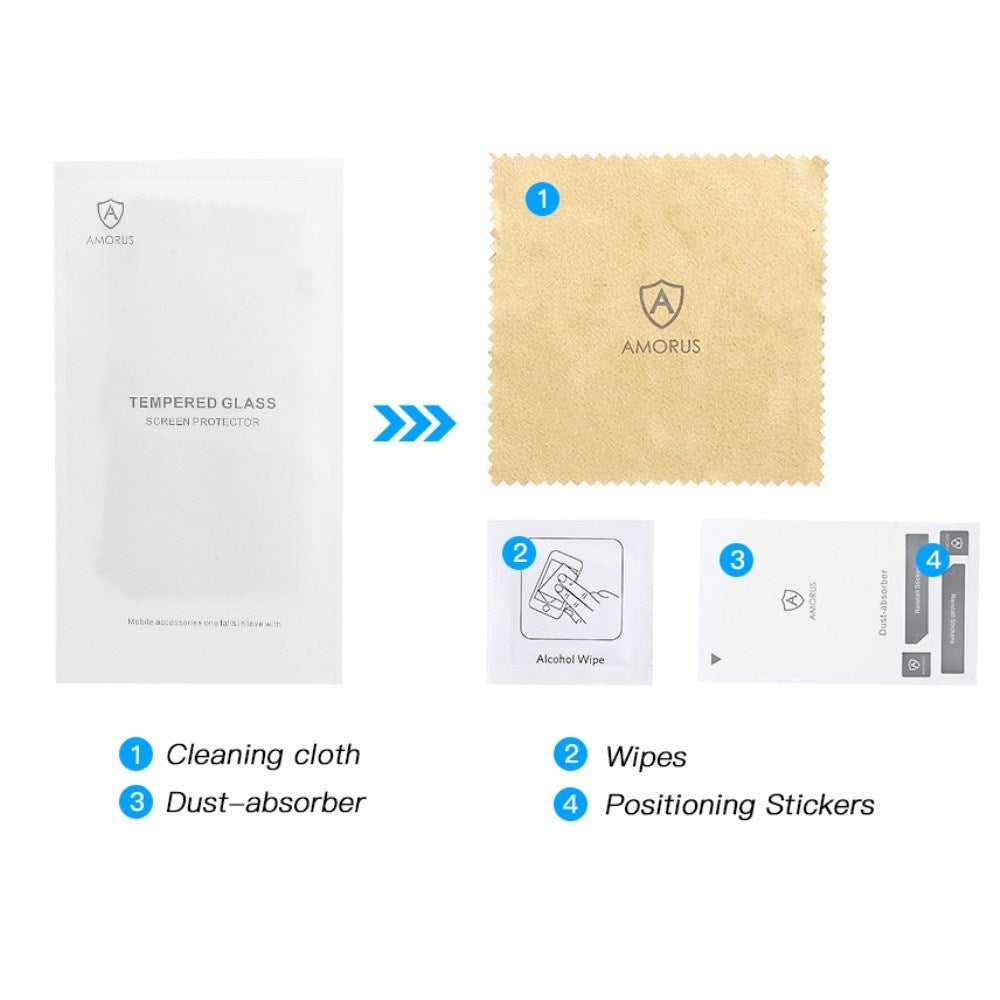 Samsung Galaxy A51 (4G / 5G) / A52s (5G) / A53 (5G) Härdat Skyddsglas - Genomskinlig