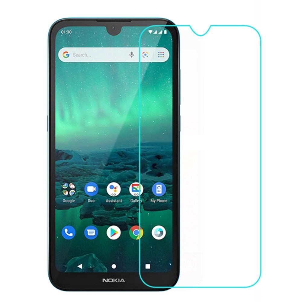 Nokia 1.3 Skärmskydd Härdat Glas - Case Friendly - Screen Protector - Transparent