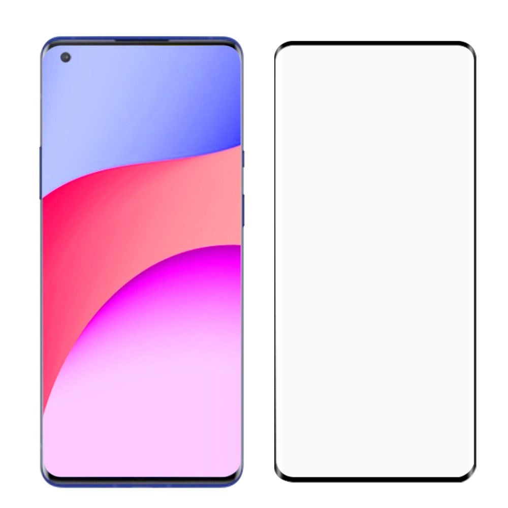 OnePlus 8 Pro Protective Glass - Full -Fit - Screen Protector - 9h - Svart