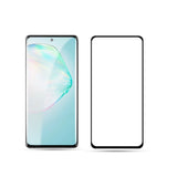 Samsung Galaxy S10 Lite Härdat Skärmskyddsglas - Genomskinlig / Svart