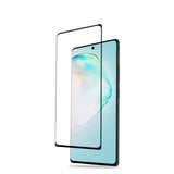 Samsung Galaxy S10 Lite Härdat Skärmskyddsglas - Genomskinlig / Svart