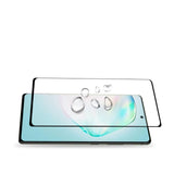 Samsung Galaxy S10 Lite Härdat Skärmskyddsglas - Genomskinlig / Svart