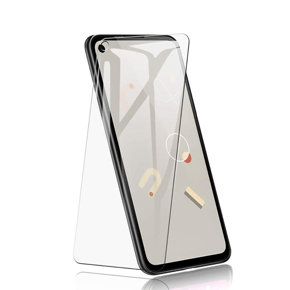 Google Pixel 4a Arc Edge Skärmskydd i Härdat Glas - Case Friendly - Genomskinlig