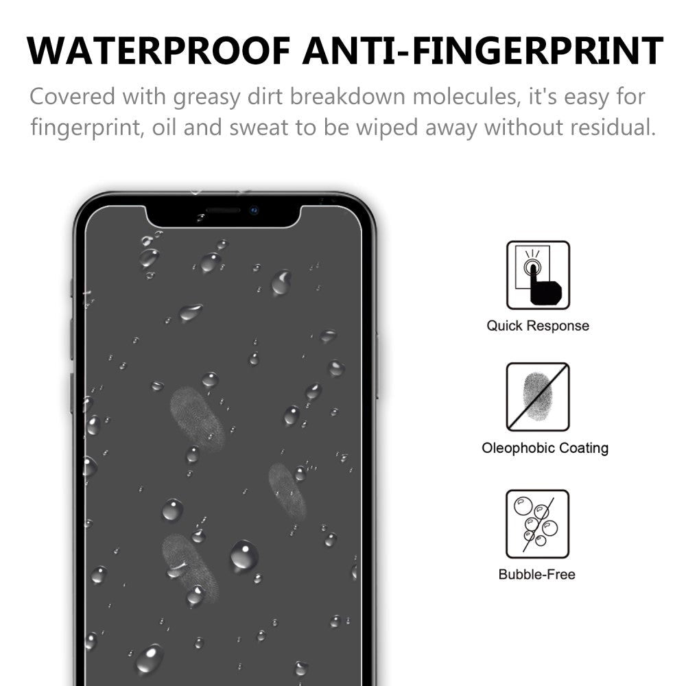 iPhone 12 / 12 Pro Arc Edge Skärmskydd Härdat Glas - Skalvänligt - Transparent