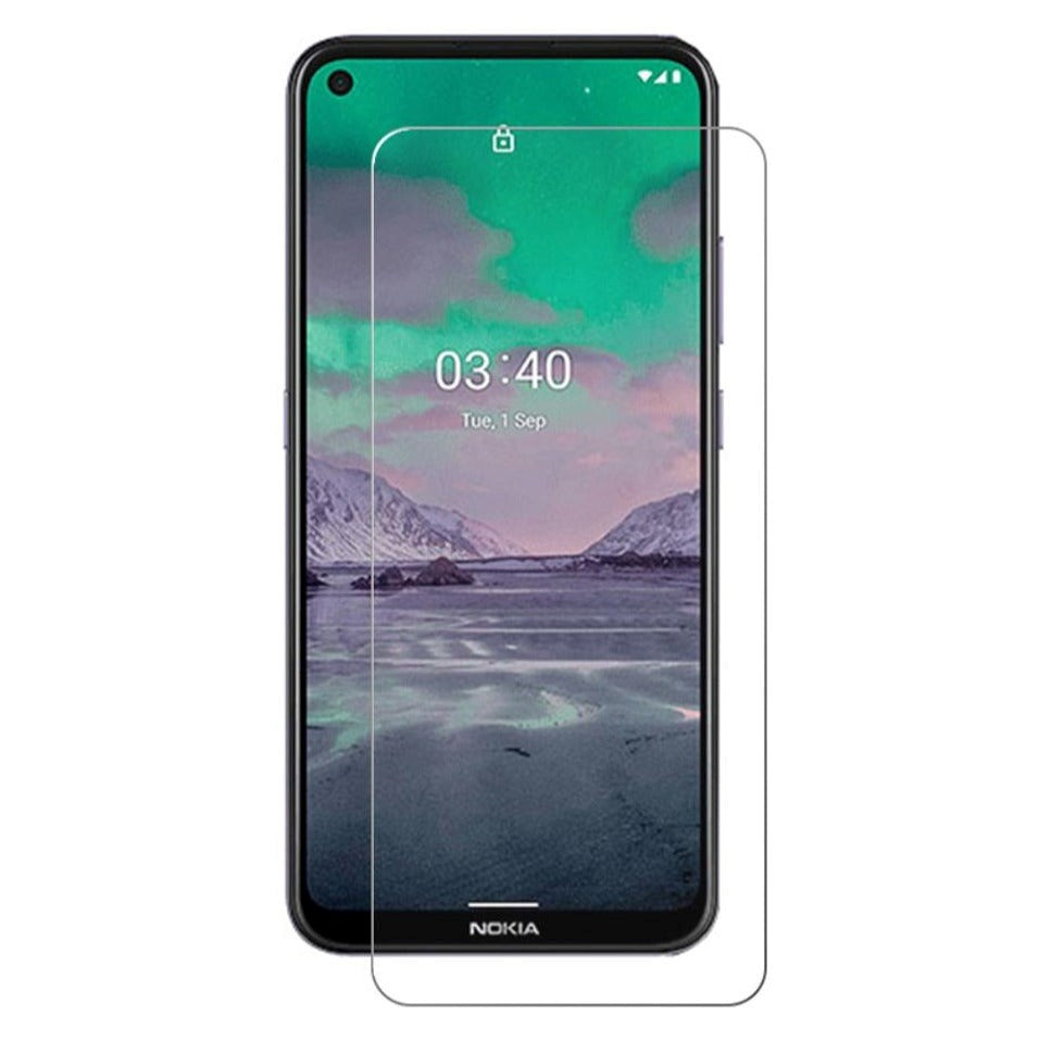 Nokia 3.4 Skärmskydd Härdat Glas - Case Friendly - Screen Protector - Transparent