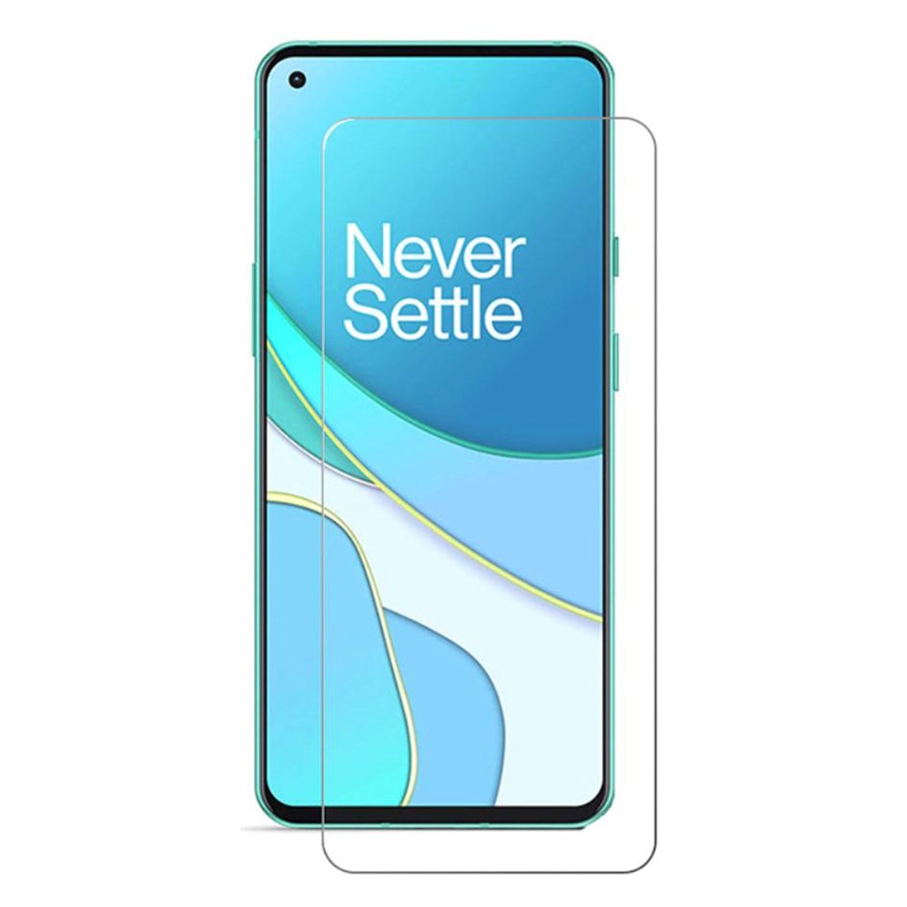 OnePlus 8T härdat glas - Fodralvänligt - Skärmskydd - Transparent