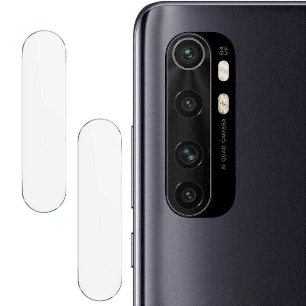 Xiaomi Mi Note 10 Lite IMAK Skyddsglas för kameralins - Transparent (2 st.)