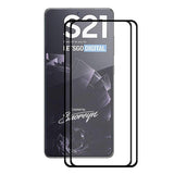 Samsung Galaxy S21 Hat Prince Skärmskydd Härdat Glas - Full Fit - Svart - 2-pack