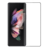 Samsung Galaxy Z Fold3 (5G) Full Fit Härdat Skärmskyddsglas - Genomskinlig / Svart
