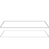 Samsung Galaxy Z Fold3 (5G) Full Fit Härdat Skärmskyddsglas - Genomskinlig / Svart