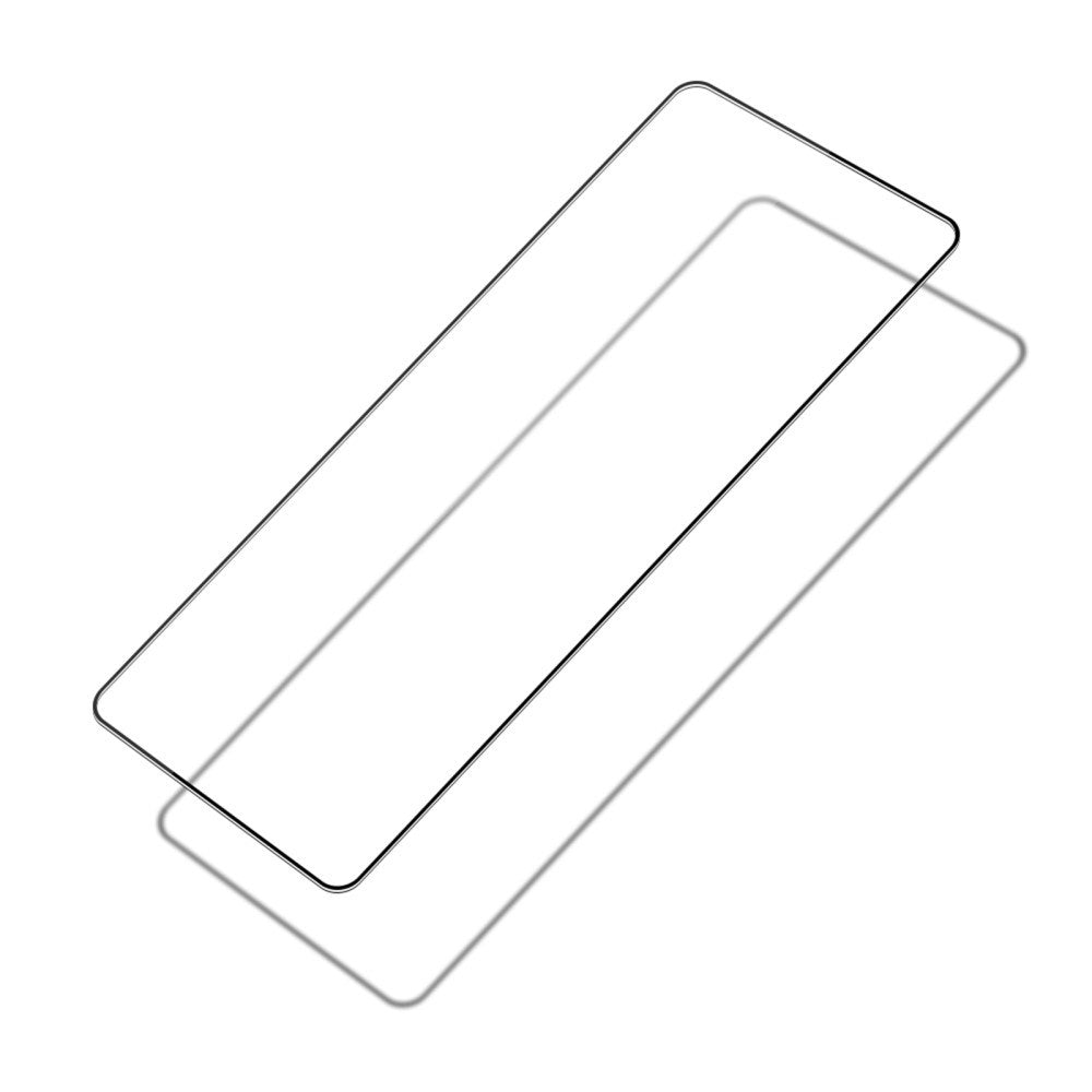 Samsung Galaxy Z Fold3 (5G) Full Fit Härdat Skärmskyddsglas - Genomskinlig / Svart