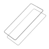 Samsung Galaxy Z Fold3 (5G) Full Fit Härdat Skärmskyddsglas - Genomskinlig / Svart