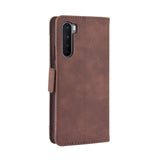 OnePlus Nord Leather Case m. Extern korthållare - brun