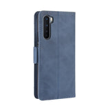 OnePlus Nord Leather Case m. Extern korthållare blå