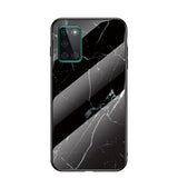 EIDERWOOD OnePlus 8T Hybrid Marmor Skal med Glas Baksida - Svart