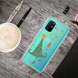 OnePlus 8T flexibel plast Skal med Jul-tema - julgran