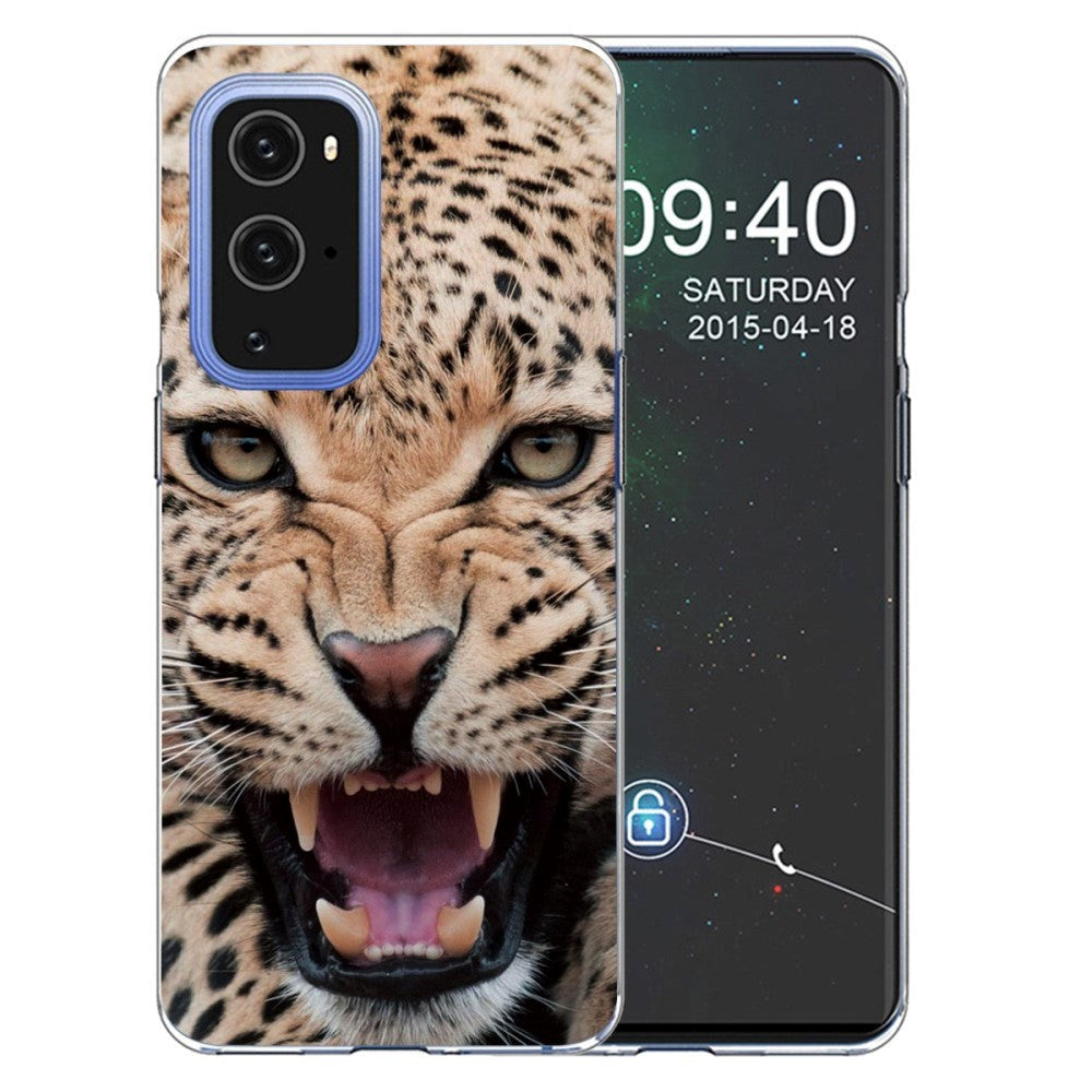 OnePlus 9 Pro Flexible Plastic Case - Leopard