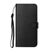 EIDERWOOD OnePlus 8T Konstläder Fodral med Rem & Korthållare - Svart