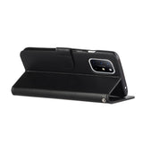 EIDERWOOD OnePlus 8T Konstläder Fodral med Rem & Korthållare - Svart