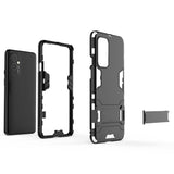 OnePlus 9 Hybrid Tough Case m. Stativfunktion - Svart