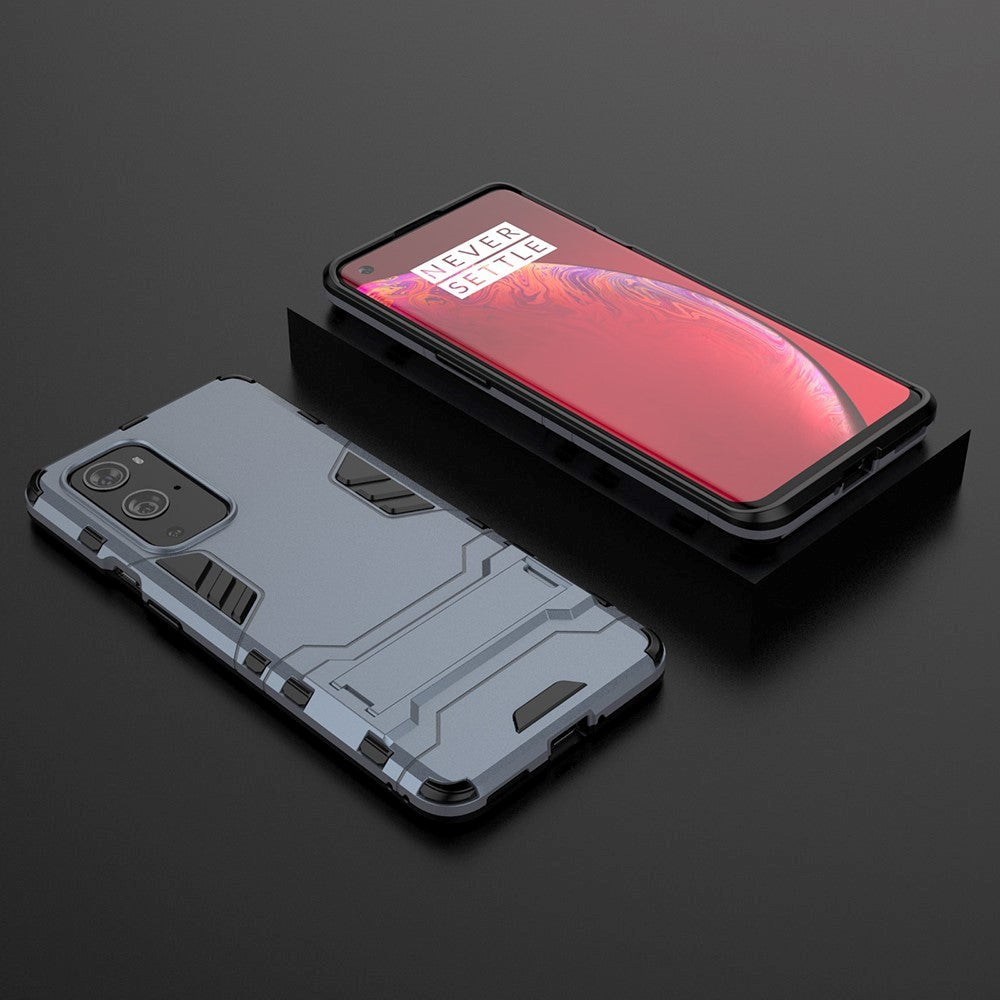 OnePlus 9 Pro Hybrid Tough Case m. Stativfunktion - blå