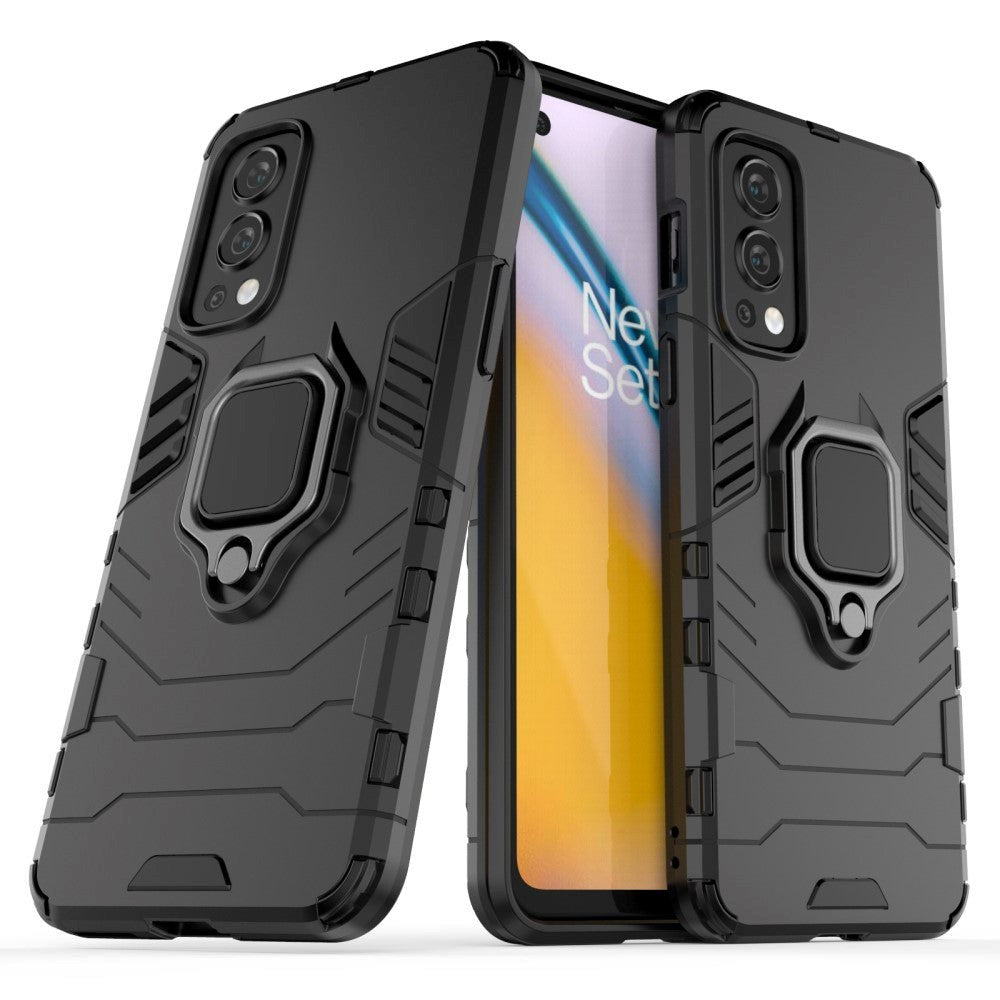 OnePlus Nord 2 (5G) Tough Case m. Magnetisk Stativfunktion - Svart