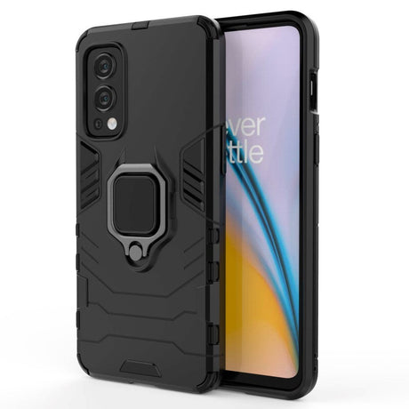 OnePlus Nord 2 (5G) Tough Case m. Magnetisk Stativfunktion - Svart