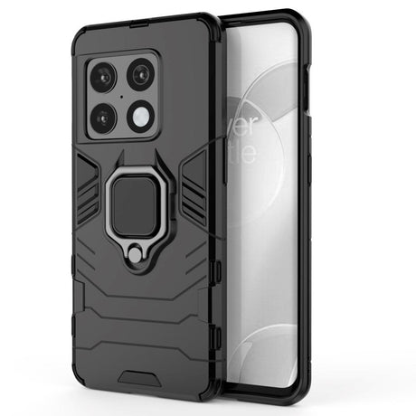 OnePlus 10 Pro Hybrid Tough Case m. Magnetisk Stativfunktion - Svart