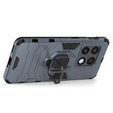 OnePlus 10 Pro Hybrid Tough Case m. Magnetisk Stativfunktion - blå