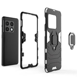 OnePlus 10 Pro Hybrid Tough Case m. Magnetisk Stativfunktion - blå