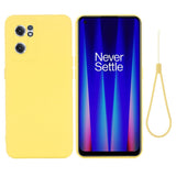 EIDERWOOD OnePlus Nord CE 2 (5G) Liquid Silikon Skal m. Rem - Gul