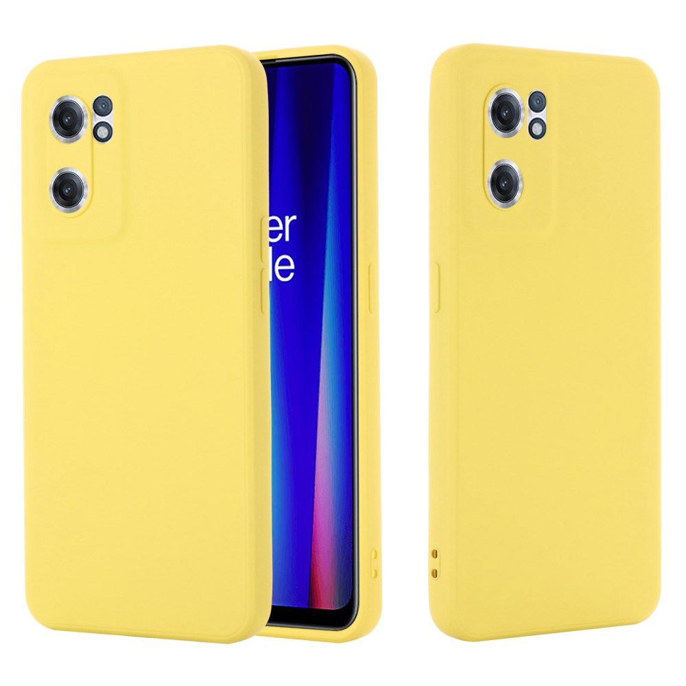 EIDERWOOD OnePlus Nord CE 2 (5G) Liquid Silikon Skal m. Rem - Gul